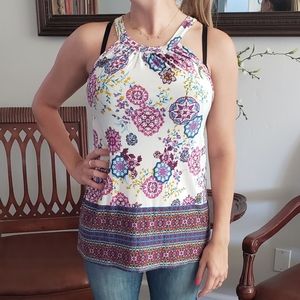 Floral tank top